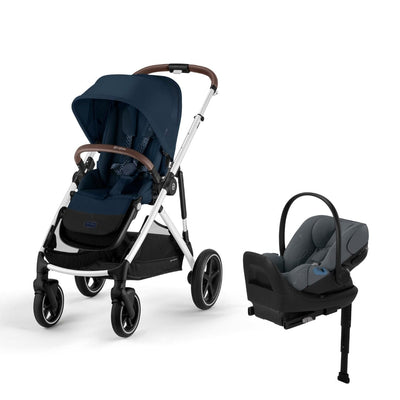 Cybex Gazelle S 2 and Cloud G Lux Travel System - Ocean Blue / Monument Grey