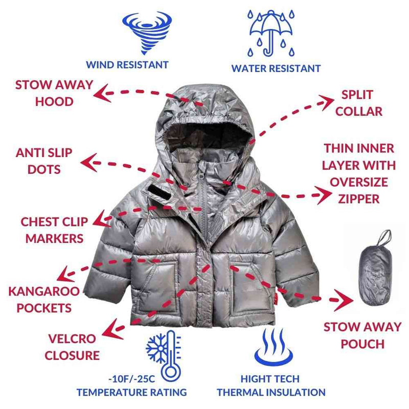 Onekid Car Seat Coat | The Road Coat Vegan - Platinum