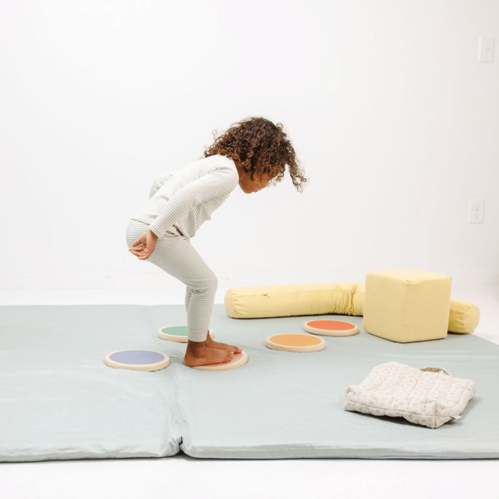 Toki Kids Sage + Breeze Organic Cotton Mat- Strolleria