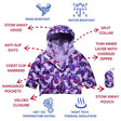 Onekid Car Seat Coat | The Road Coat Vegan - Purple Raptor - Bambi Baby