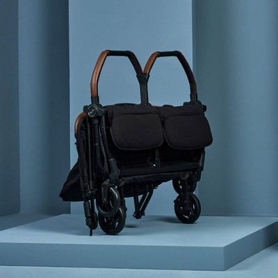 Silver Cross Jet Double Stroller - Black