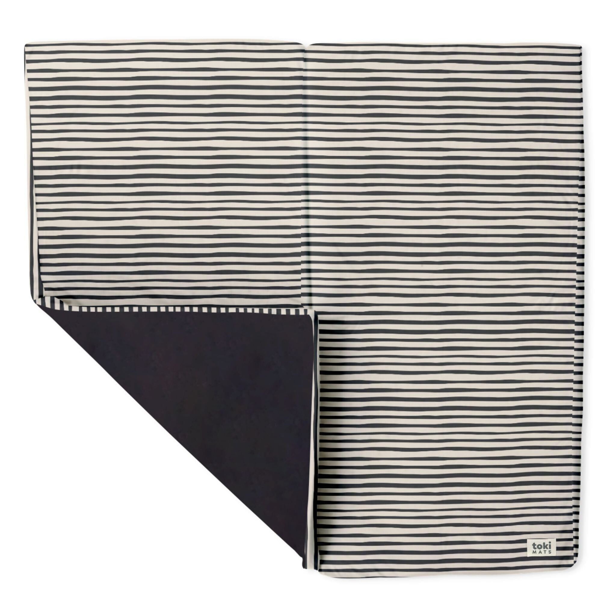 Toki Kids Bold Stripe Organic Cotton Mat- Strolleria