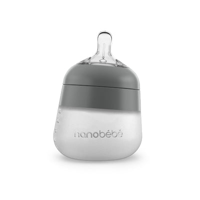 Nanobébé 5oz Flexy Silicone Baby Bottle