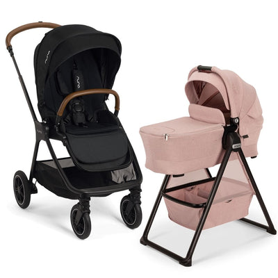 Nuna TRIV Next Stroller and LYTL Bassinet + Stand Bundle