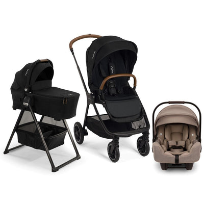 Nuna TRIV Next Bundle - Stroller, LYTL Bassinet + Stand, and PIPA RX Infant Car Seat