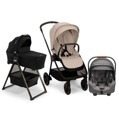 Nuna TRIV Next Bundle - Stroller, LYTL Bassinet + Stand, and PIPA RX Infant Car Seat