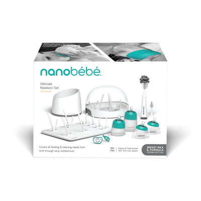 Nanobébé Ultimate Newborn Baby Bottle Feeding Set