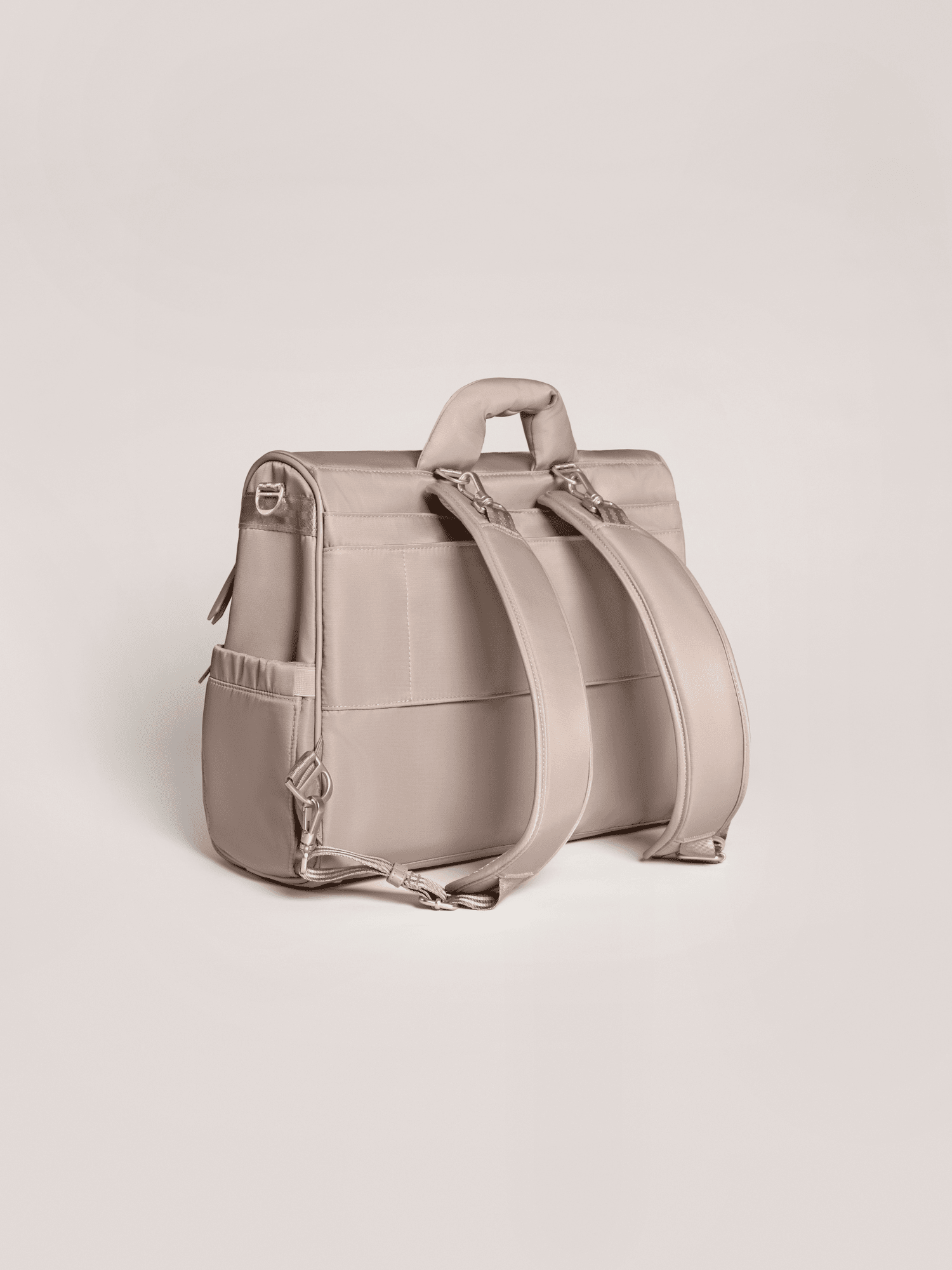 JuJuBe Satchel Diaper Bag - Taupe- Strolleria