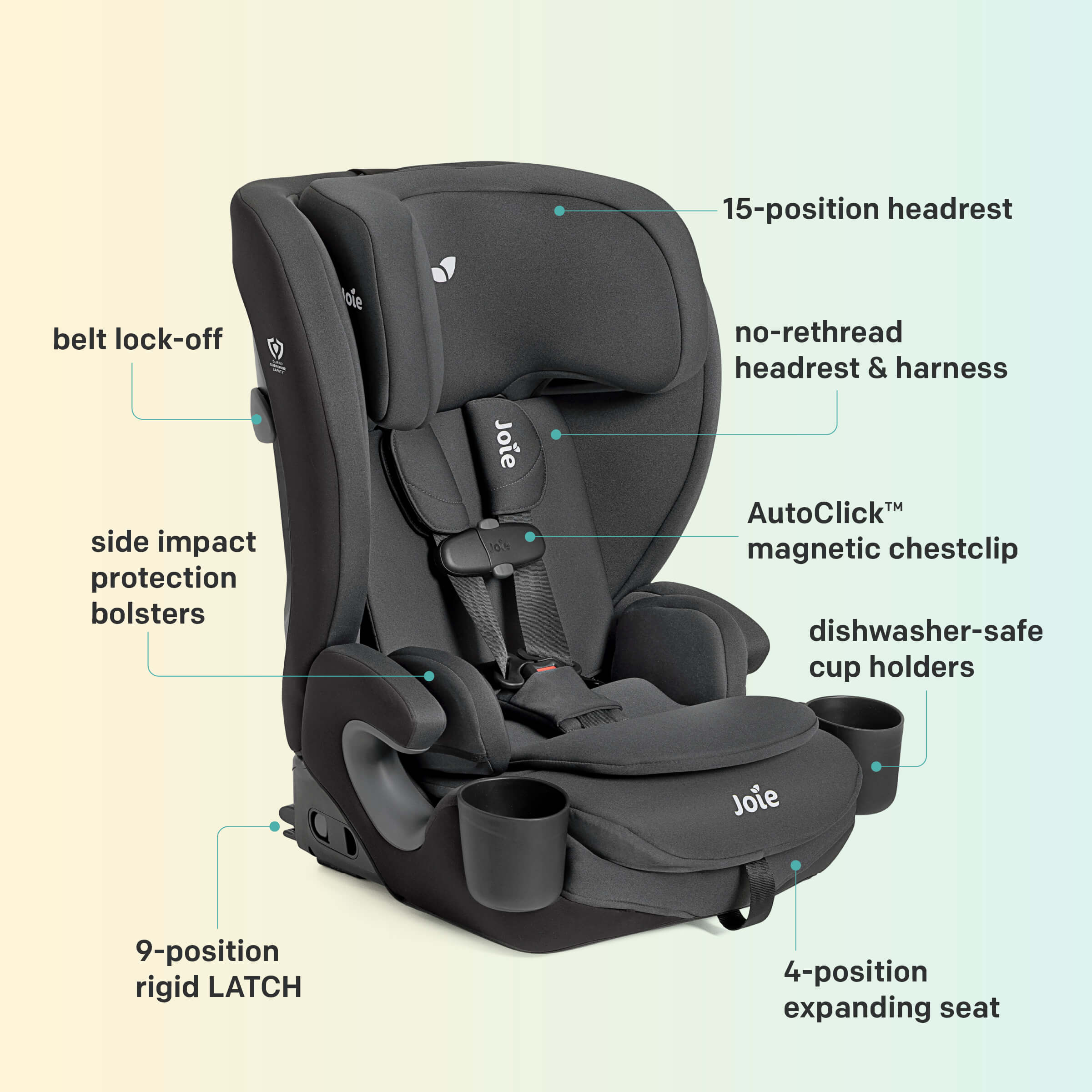 Joie Baby Bay Latch SI Plus - Shale- Strolleria