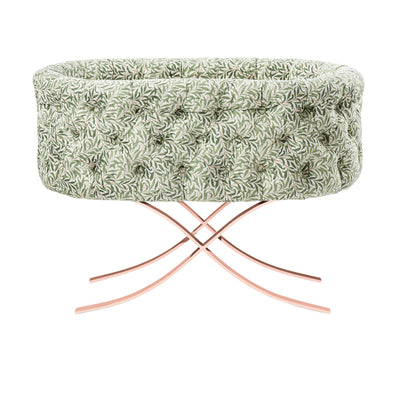 Aristot Bassinet and Base - Willow Boughs / Curule Rose Gold