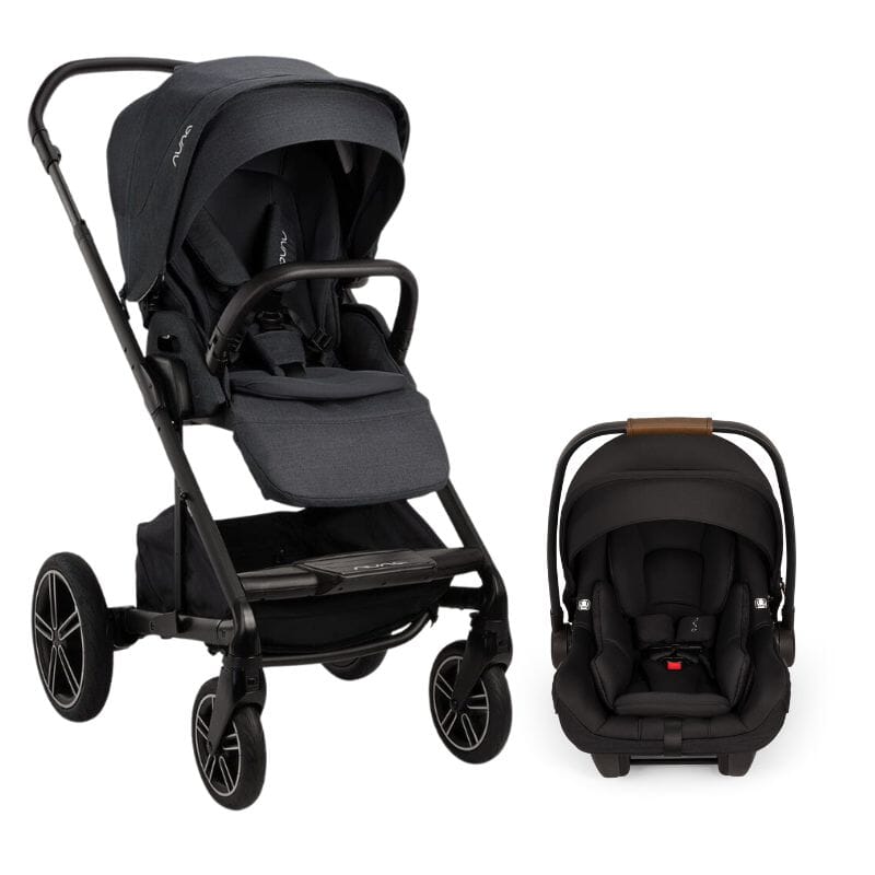 Nuna MIXX Next and PIPA aire RX Travel System - Ocean / Caviar