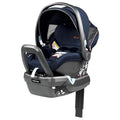 Navy Blue PEG Perego Primo Viaggio Nido Infant Car Seat with Load Leg Base - Angled Side View | Strolleria