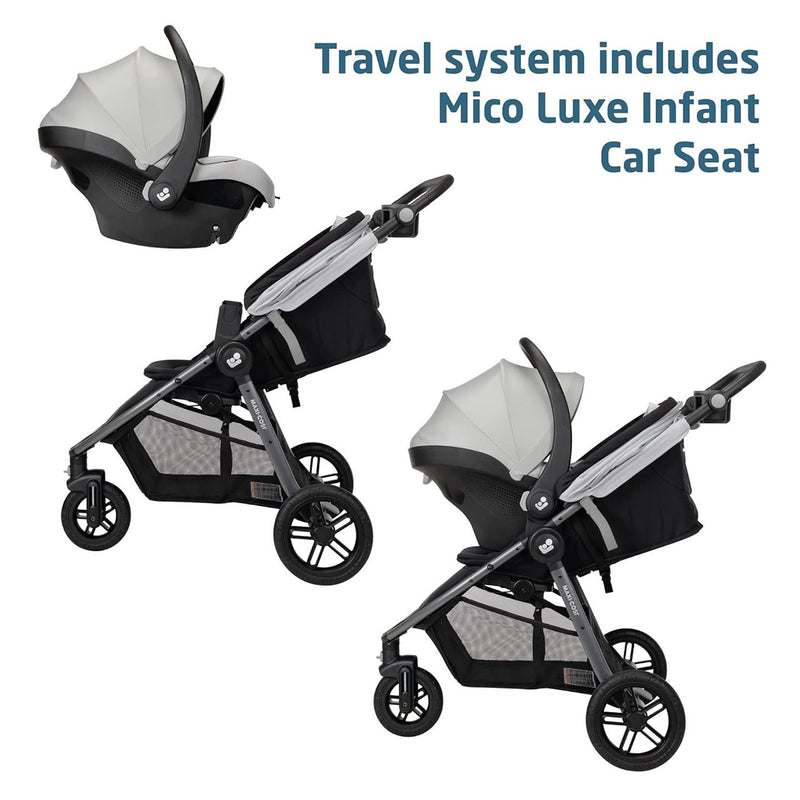 Maxi Cosi Gia XP Luxe 3-Wheel Travel System- Strolleria