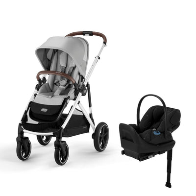 Cybex Gazelle S 2 and Cloud G Lux Travel System - Lava Grey / Moon Black