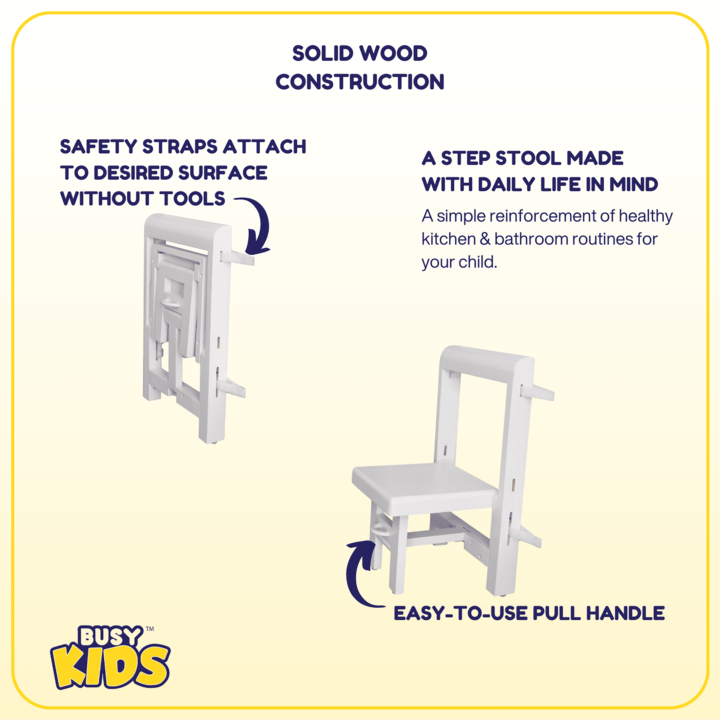 Busy Kids Fold 'N Store Step Stool- Strolleria