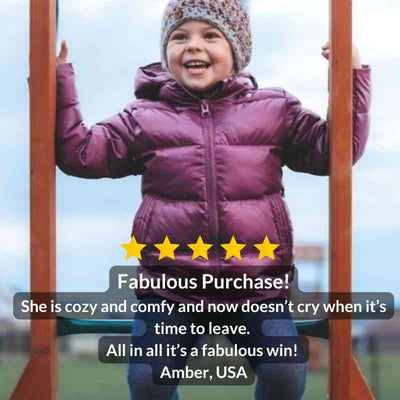 Onekid Car Seat Coat | The Road Coat Down - Plum