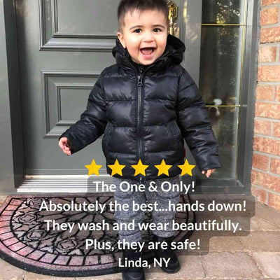 Onekid Car Seat Coat | The Road Coat Down - Black