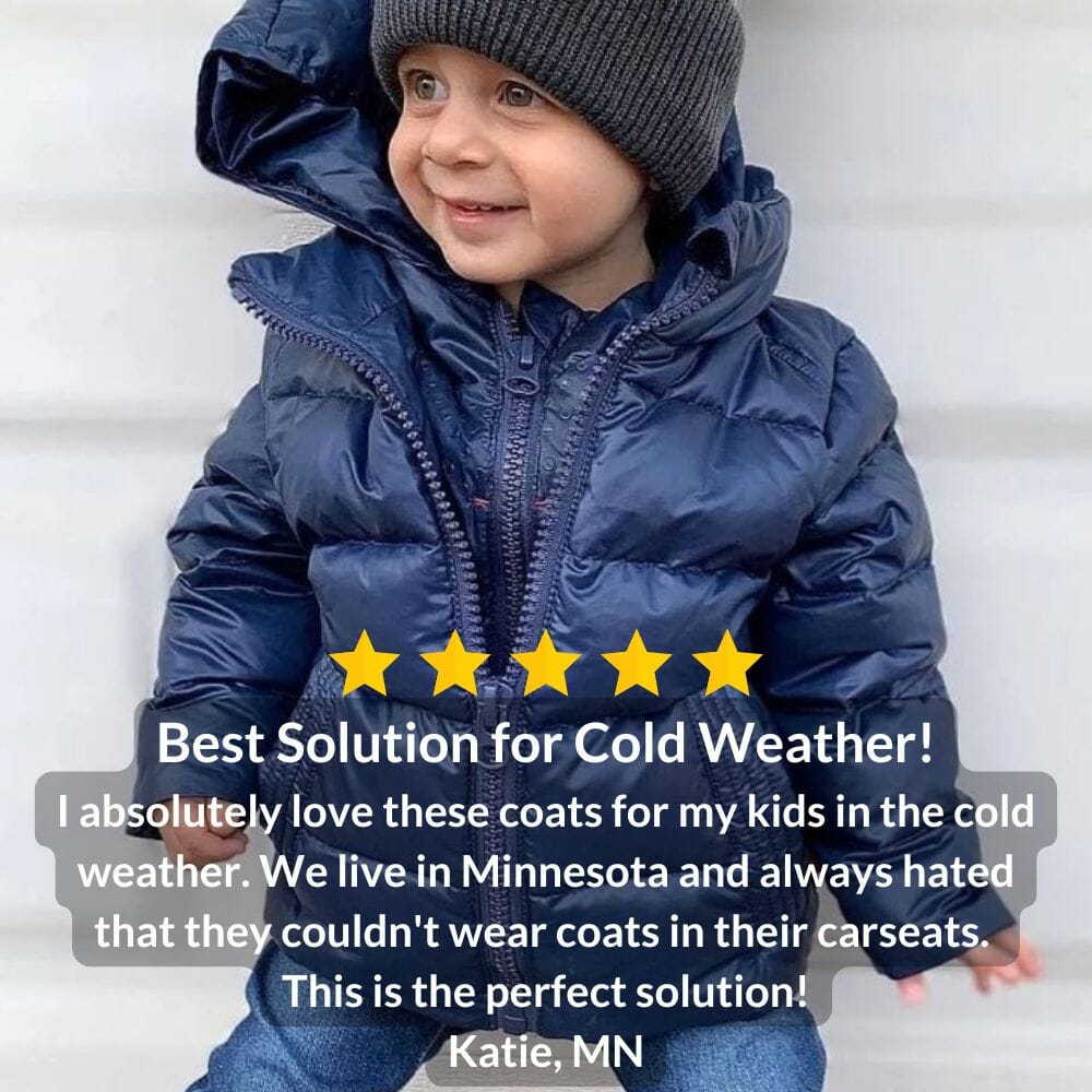 Onekid Car Seat Coat | The Road Coat Down - Navy- Strolleria