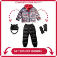 Onekid Car Seat Coat | The Road Coat Vegan - Rescue Print - Bambi Baby