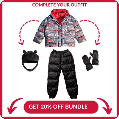 Onekid Car Seat Coat | The Road Coat Vegan - Rescue Print