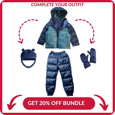 Onekid Car Seat Coat | The Road Coat Down - Navy/Teal