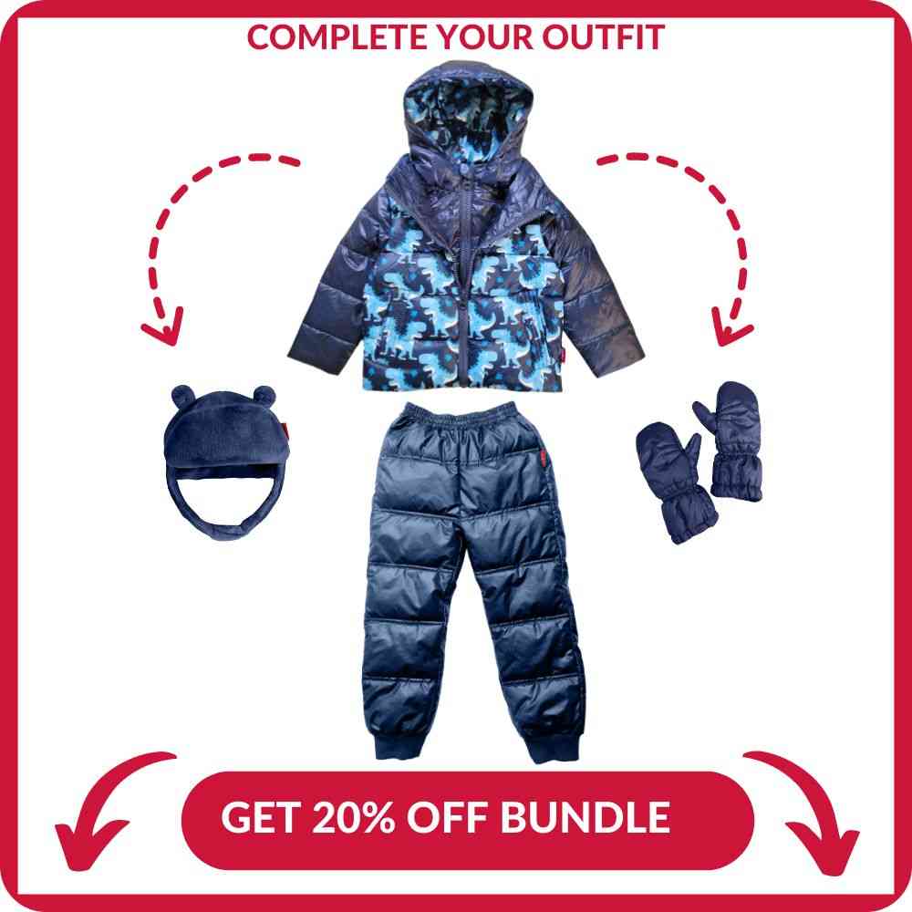 Onekid Car Seat Coat | The Road Coat Down - Navy Raptor Print- Strolleria