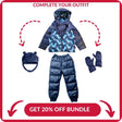 Onekid Car Seat Coat | The Road Coat Down - Navy Raptor Print - Bambi Baby