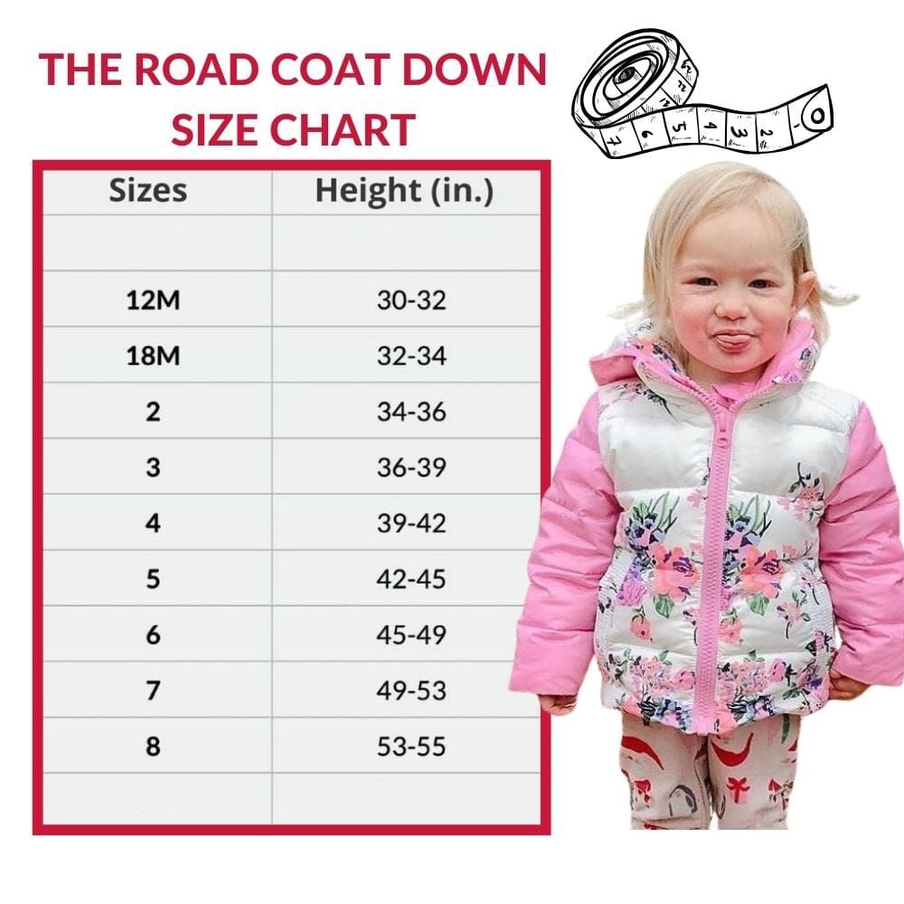 Onekid Car Seat Coat | The Road Coat Down - Floral Print- Strolleria