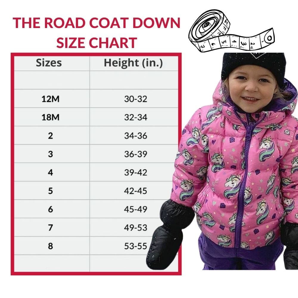 Onekid Car Seat Coat | The Road Coat Down - Unicorn Print- Strolleria