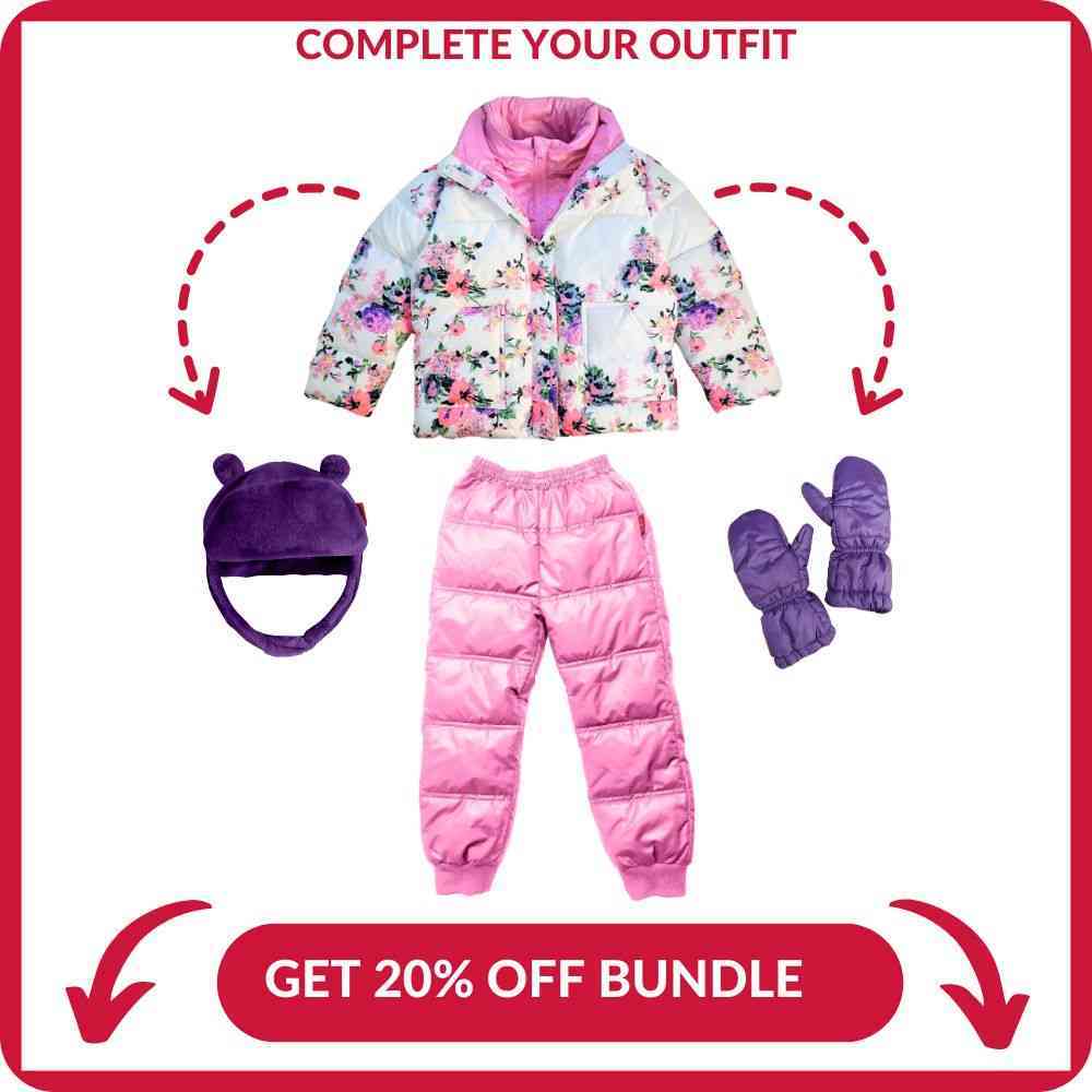 Onekid Car Seat Coat | The Road Coat Vegan - Floral Print- Strolleria