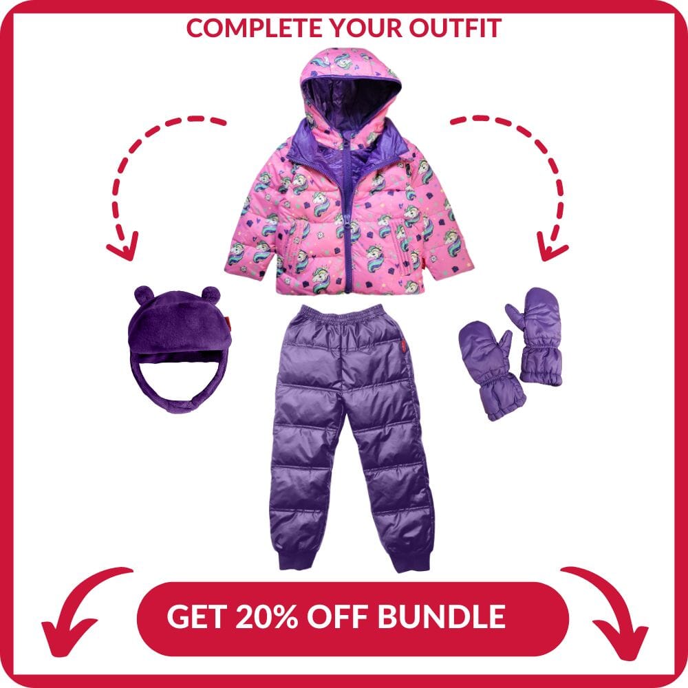 Onekid Car Seat Coat | The Road Coat Down - Unicorn Print- Strolleria