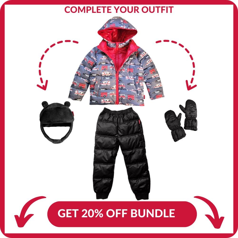 Onekid Car Seat Coat | The Road Coat Down - Rescue Print- Strolleria
