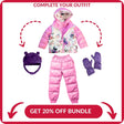 Onekid Car Seat Coat | The Road Coat Down - Floral Print - Bambi Baby