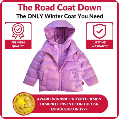 Onekid Car Seat Coat | The Road Coat Down - Lilac