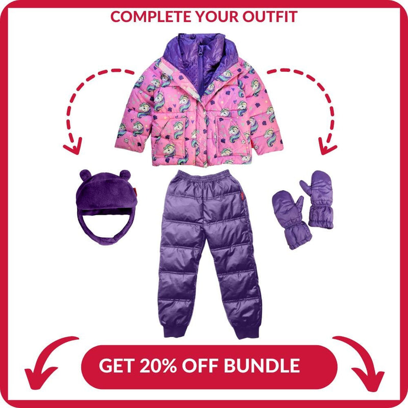 Onekid Car Seat Coat | The Road Coat Vegan - Unicorn Print