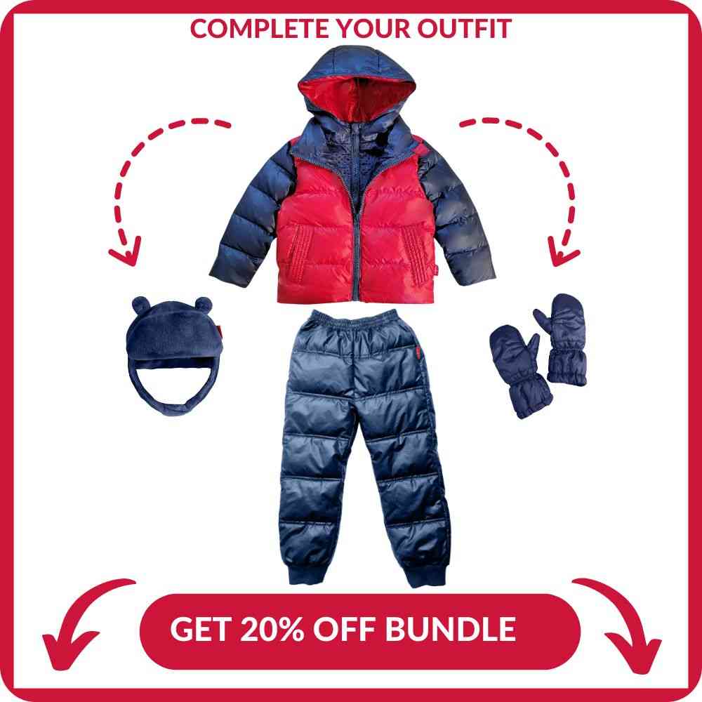 Onekid Car Seat Coat | The Road Coat Down - Navy/Red- Strolleria