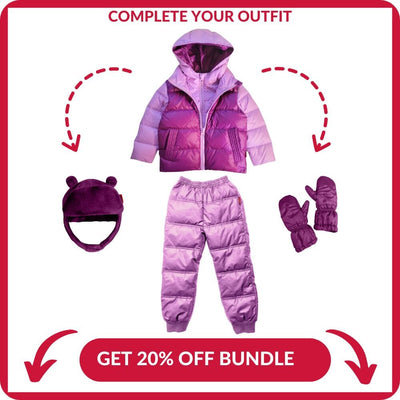 Onekid Car Seat Coat | The Road Coat Down - Lilac/Plum