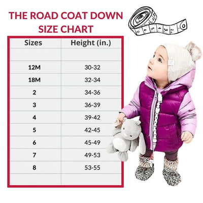 Onekid Car Seat Coat | The Road Coat Down - Lilac/Plum