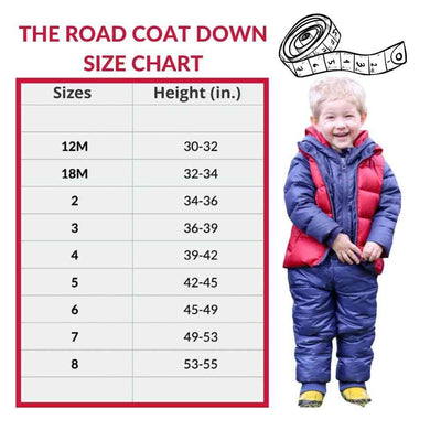 Onekid Car Seat Coat | The Road Coat Down - Navy/Red