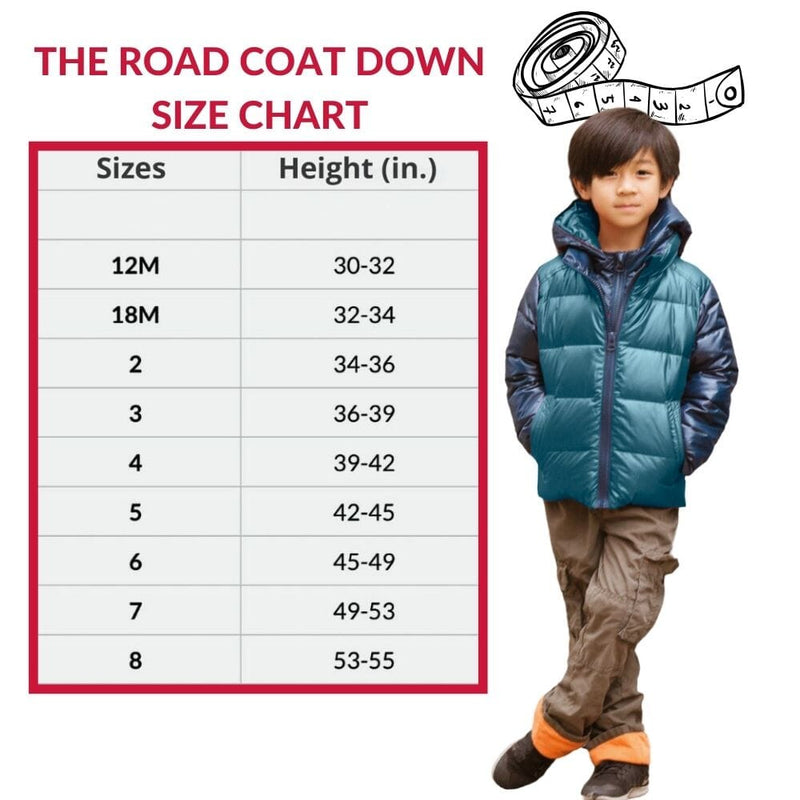 Onekid Car Seat Coat | The Road Coat Down - Navy/Teal