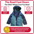 Onekid Car Seat Coat | The Road Coat Down - Navy/Teal - Bambi Baby
