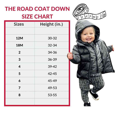 Onekid Car Seat Coat | The Road Coat Down - Platinum/Black