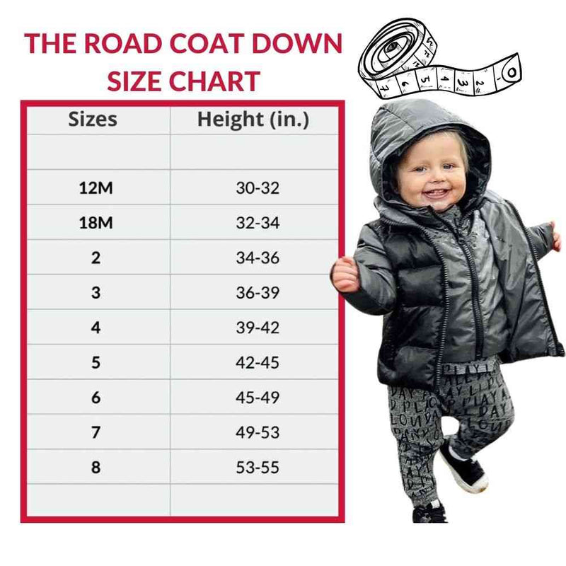 Onekid Car Seat Coat | The Road Coat Down - Platinum/Black