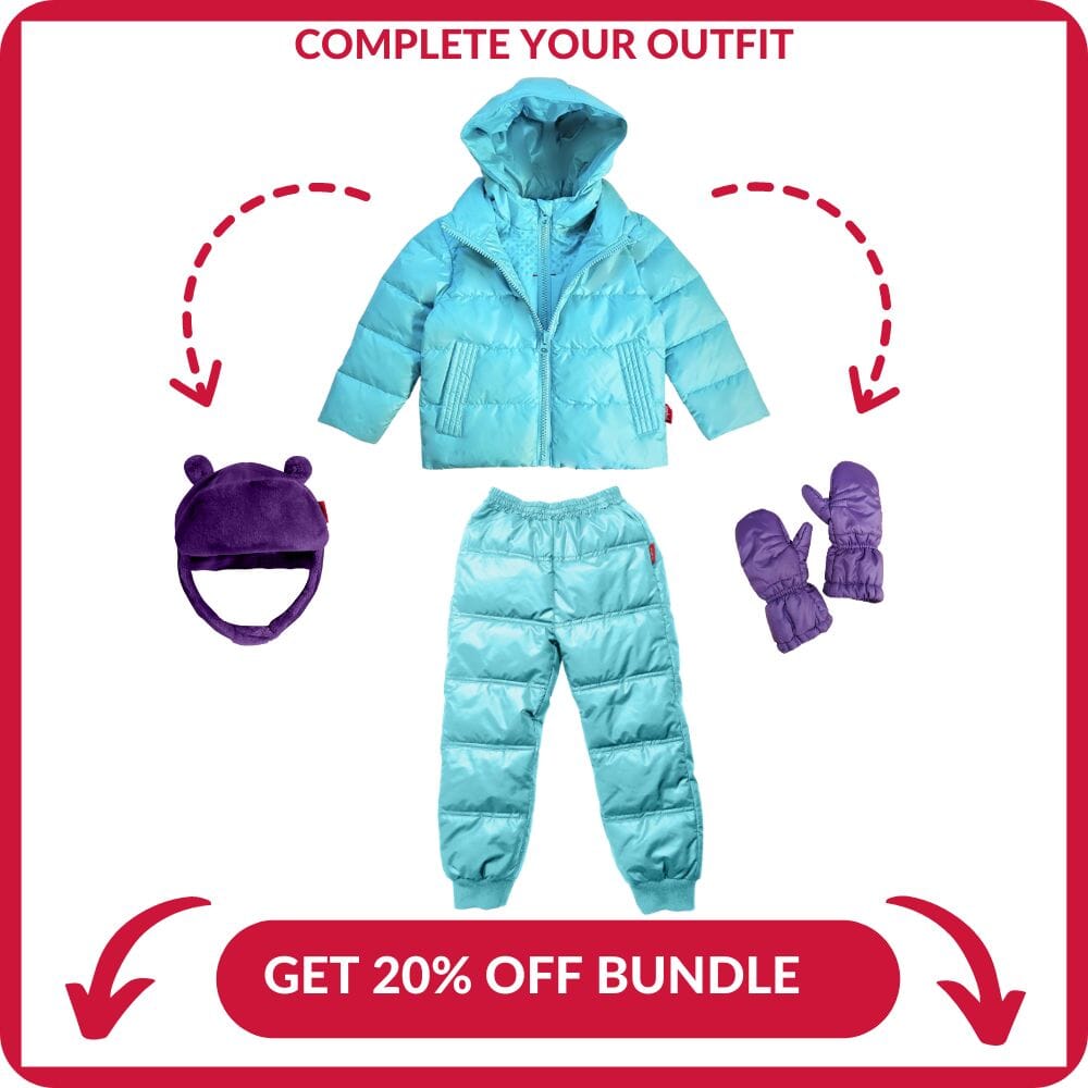 Onekid Car Seat Coat | The Road Coat Down - Aqua- Strolleria