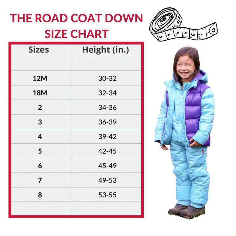 Onekid Car Seat Coat | The Road Coat Down - Aqua/Purple