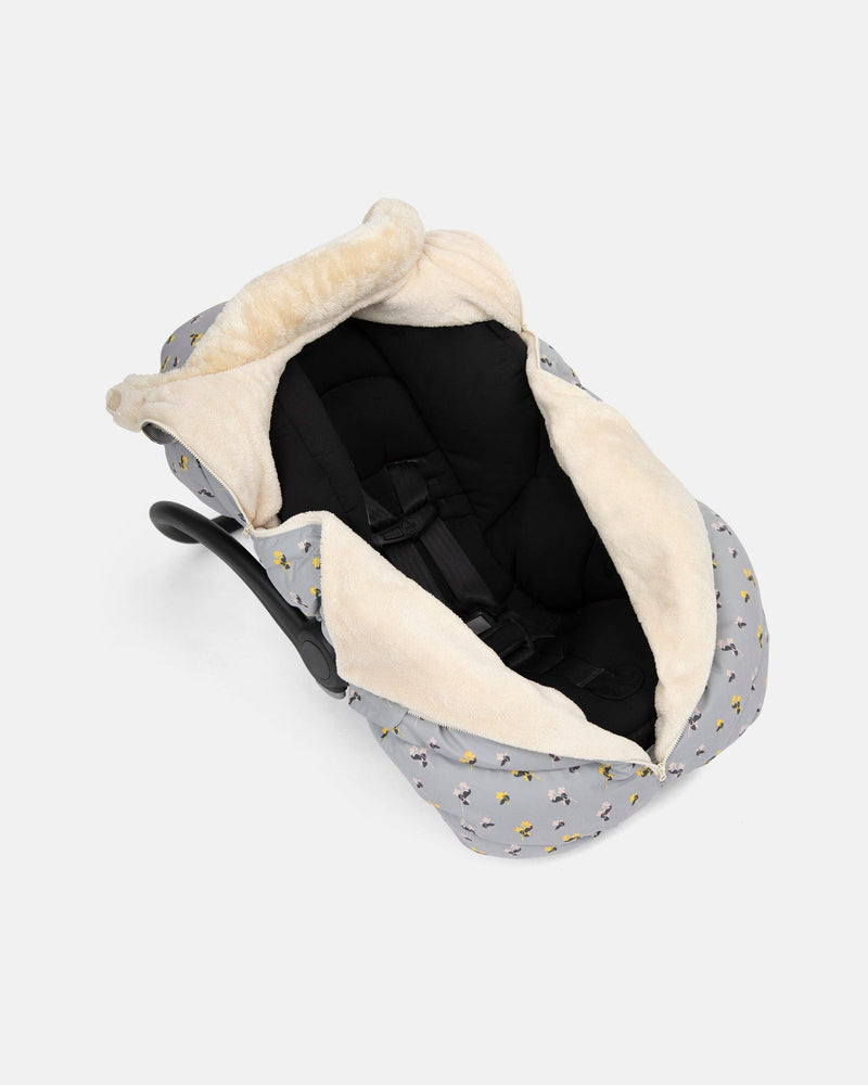 7AMEnfant Car Seat Cocoon - Benji Prints Sherpa