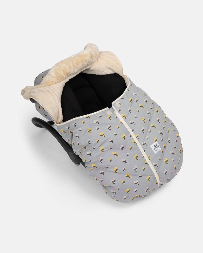 7AMEnfant Car Seat Cocoon - Benji Prints Sherpa