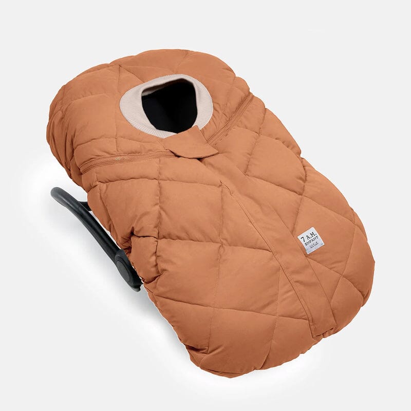7AM Car Seat Cocoon - Spice Quilted