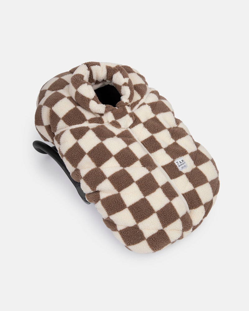 7AMEnfant Car Seat Cocoon - Checker Berber