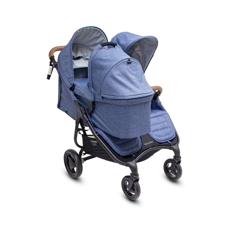 Valco Baby Trend Duo Bassinet - Denim